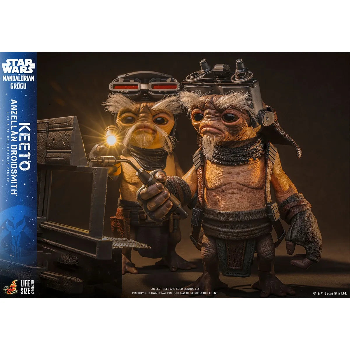 「スター・ウォーズ／マンダロリアン・アンド・グローグー」1/1スケールフィギュア　キート(ライフサイズ・マスターピース アンゼラ人／ドロイド修理屋)