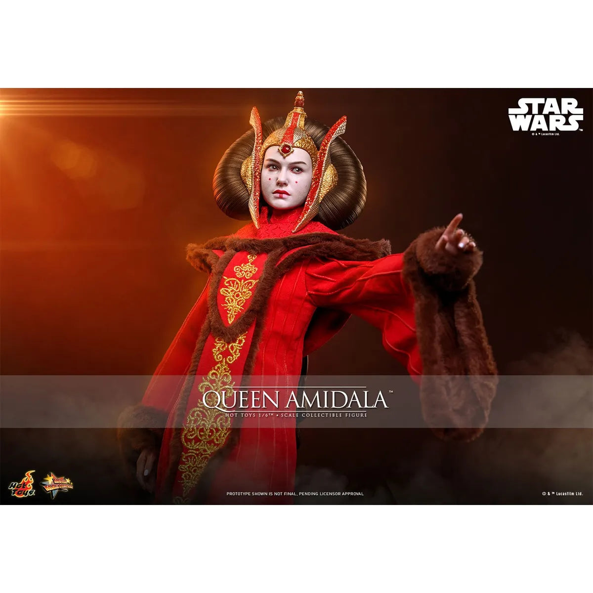 「スター・ウォーズ　エピソード1／ファントム・メナス」1/6スケールフィギュア アミダラ女王（ムービー・マスターピース）