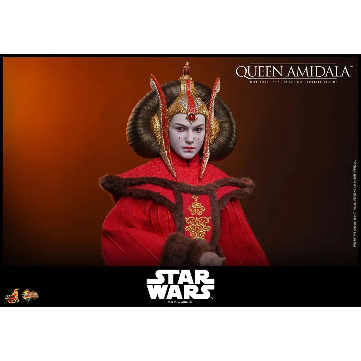 「スター・ウォーズ　エピソード1／ファントム・メナス」1/6スケールフィギュア アミダラ女王（ムービー・マスターピース）