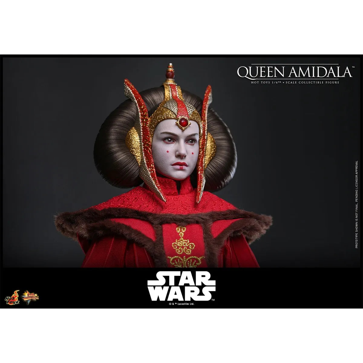 「スター・ウォーズ　エピソード1／ファントム・メナス」1/6スケールフィギュア アミダラ女王（ムービー・マスターピース）