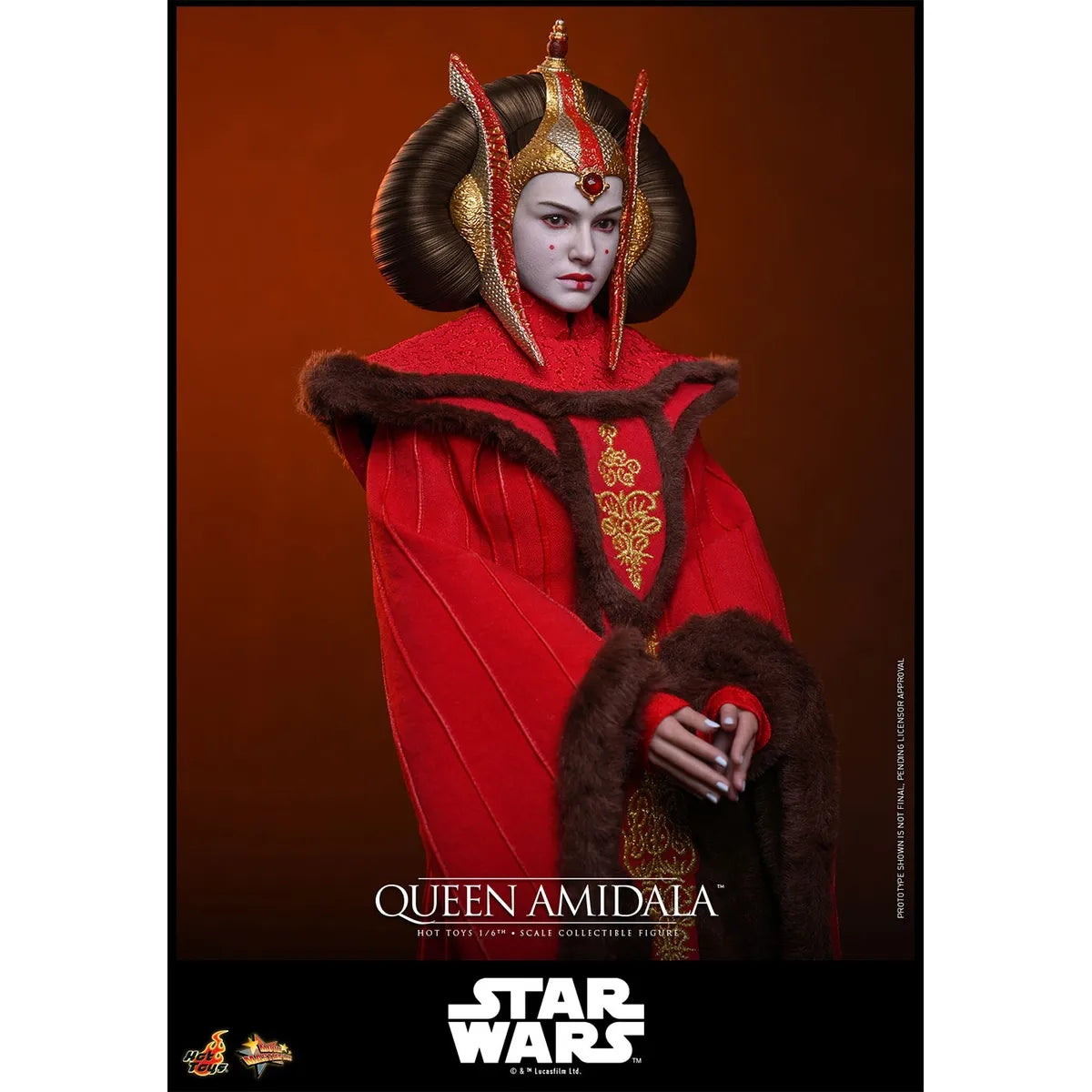 「スター・ウォーズ　エピソード1／ファントム・メナス」1/6スケールフィギュア アミダラ女王（ムービー・マスターピース）