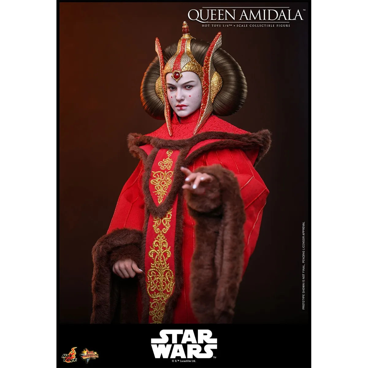 「スター・ウォーズ　エピソード1／ファントム・メナス」1/6スケールフィギュア アミダラ女王（ムービー・マスターピース）