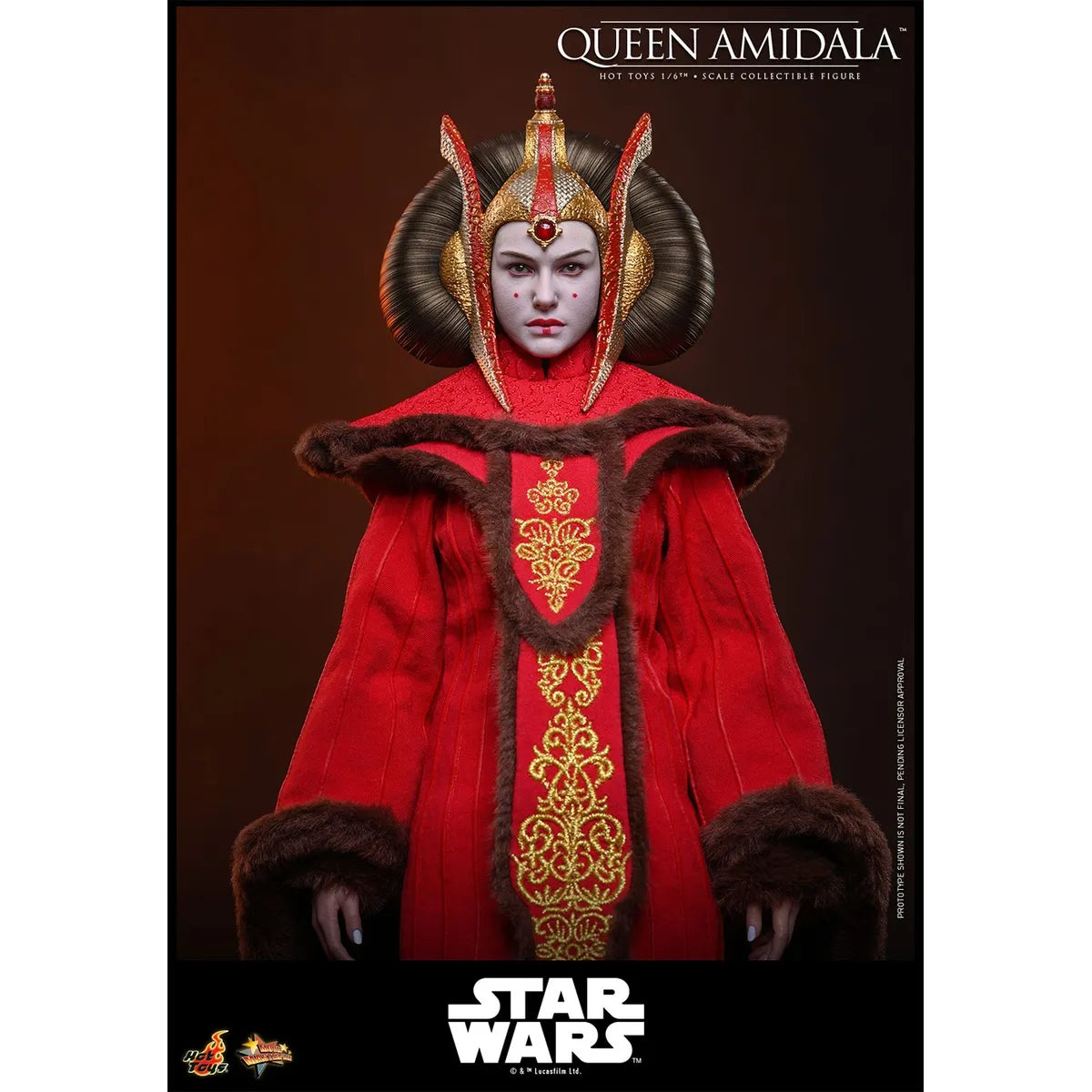 「スター・ウォーズ　エピソード1／ファントム・メナス」1/6スケールフィギュア アミダラ女王（ムービー・マスターピース）