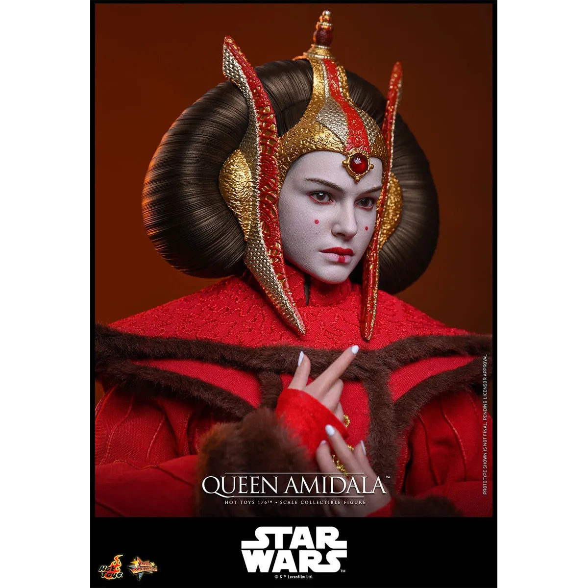 「スター・ウォーズ　エピソード1／ファントム・メナス」1/6スケールフィギュア アミダラ女王（ムービー・マスターピース）
