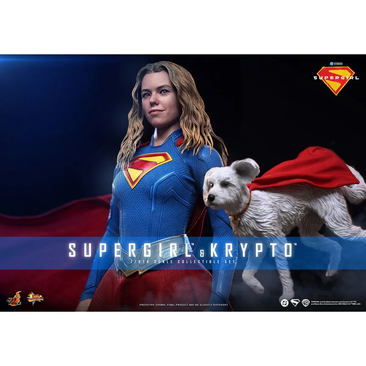 DC 「スーパーガール」1/6スケールフィギュア スーパーガール＆クリプト(ムービー・マスターピース)