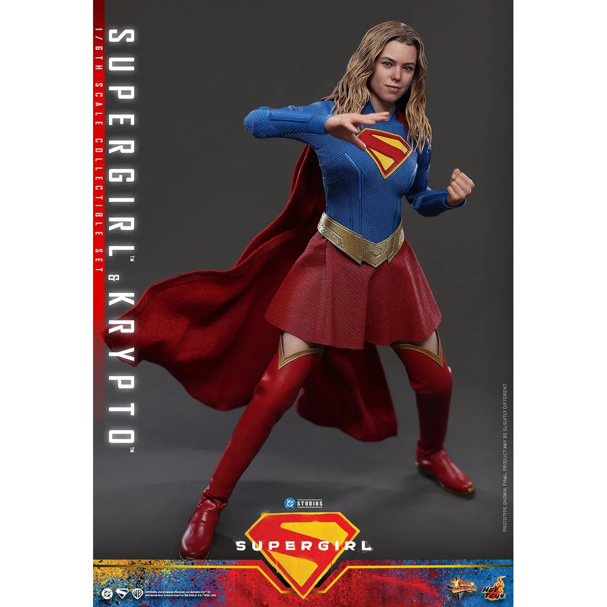 DC 「スーパーガール」1/6スケールフィギュア スーパーガール＆クリプト(ムービー・マスターピース)
