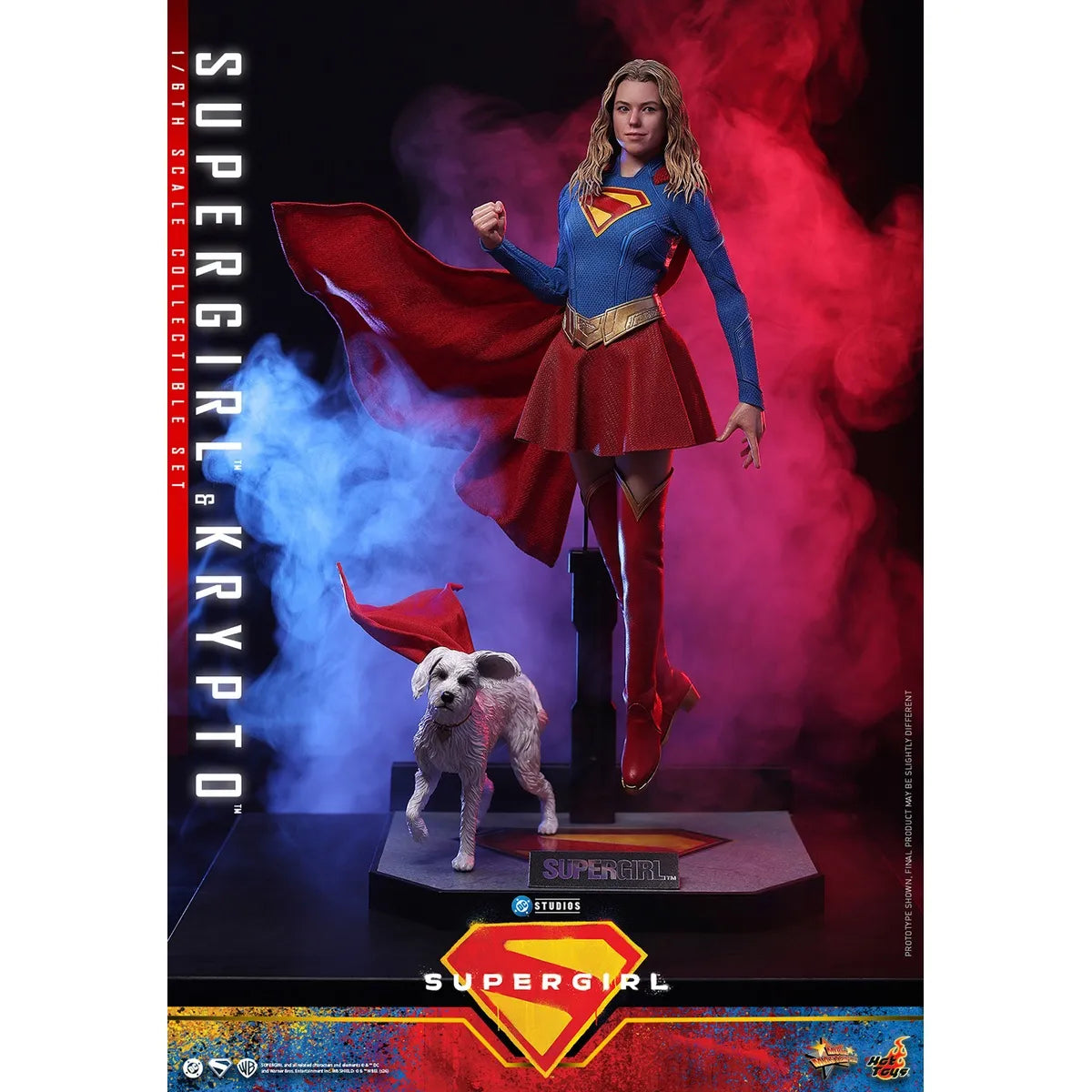 DC 「スーパーガール」1/6スケールフィギュア スーパーガール＆クリプト(ムービー・マスターピース)