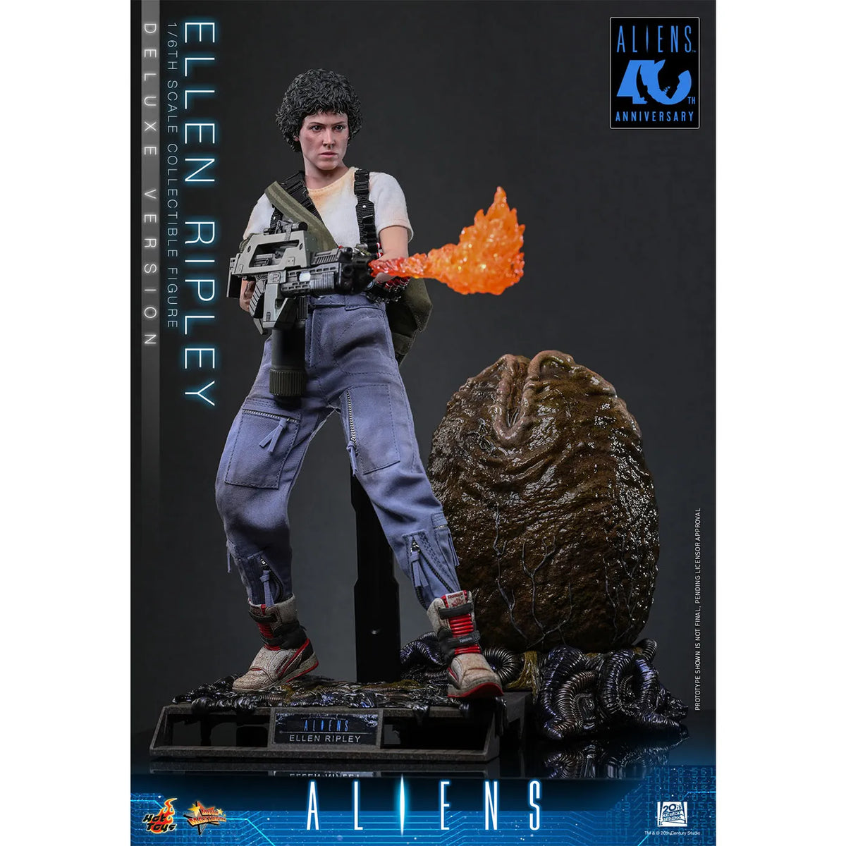 ホットトイズ エイリアン エレンリプリー アクションフィギュア エイリアン2」1/6スケールフィギュア エレン・リプリー（2.0