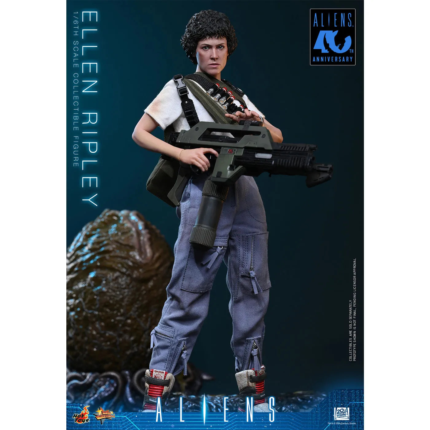 「エイリアン2」1/6スケールフィギュア　エレン・リプリー（2.0版）【ムービー・マスターピース】