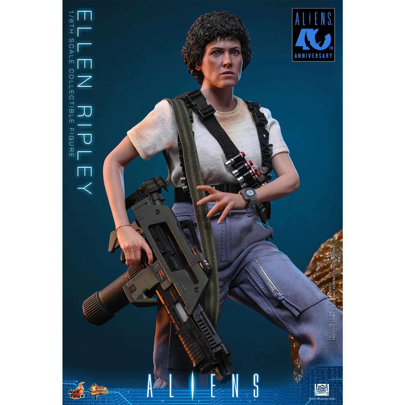 「エイリアン2」1/6スケールフィギュア　エレン・リプリー（2.0版）【ムービー・マスターピース】