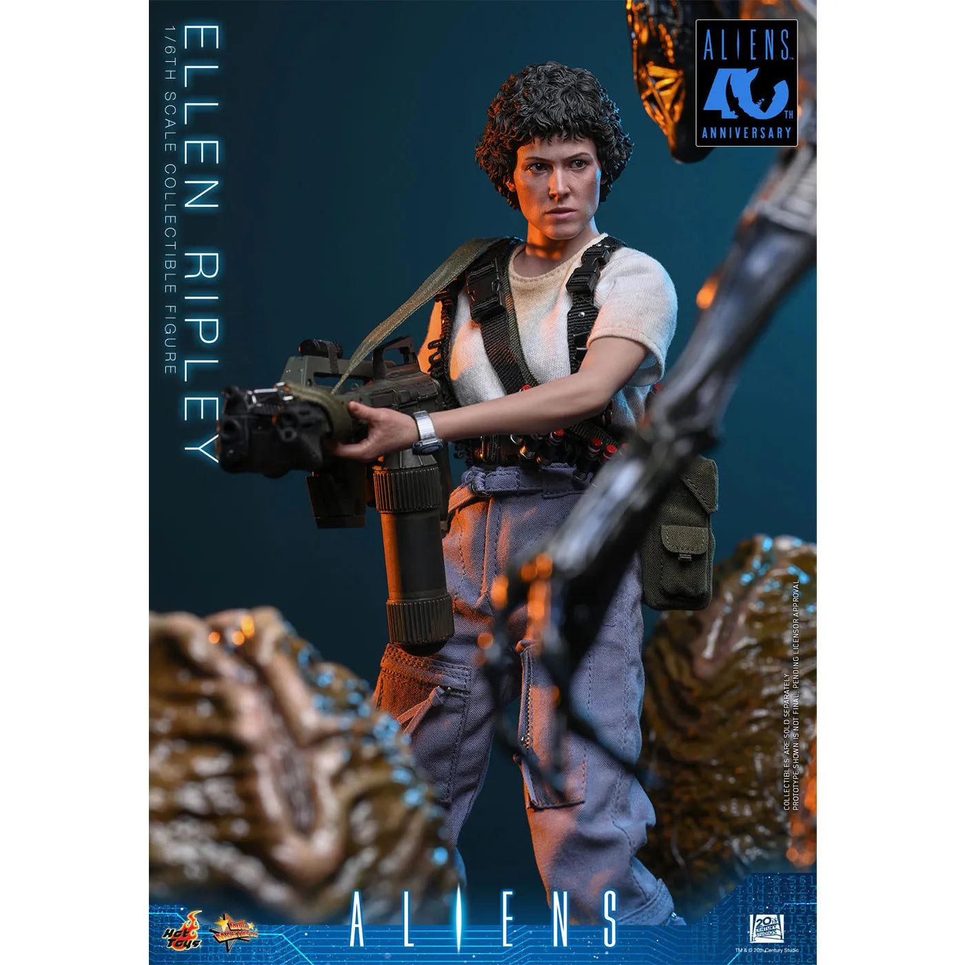 「エイリアン2」1/6スケールフィギュア　エレン・リプリー（2.0版）【ムービー・マスターピース】