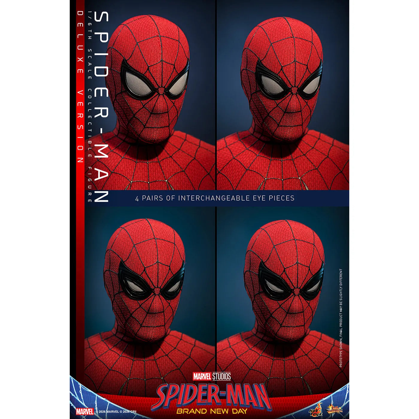 「スパイダーマン：ブランド・ニュー・デイ」1/6スケールフィギュア　スパイダーマン（デラックス版）【ムービー・マスターピース】
