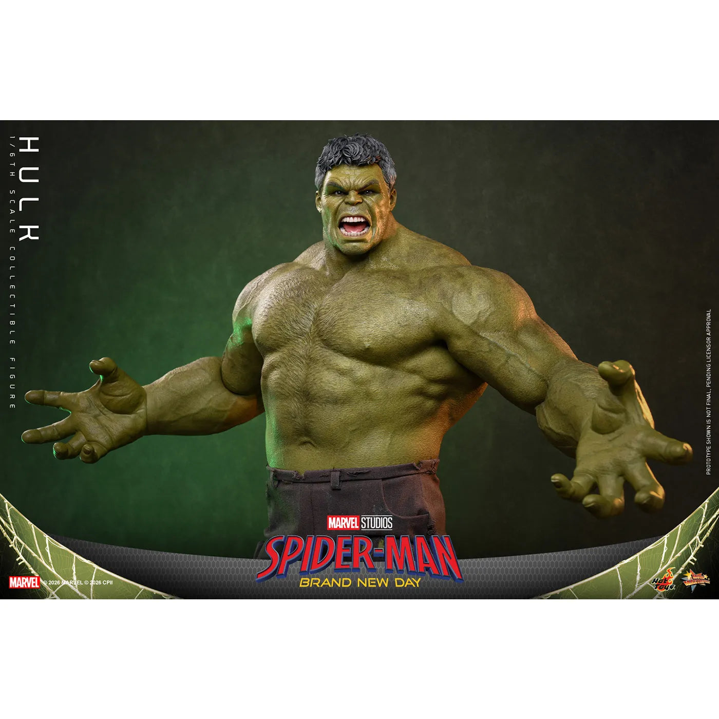 「スパイダーマン：ブランド・ニュー・デイ」1/6スケールフィギュア　ハルク【ムービー・マスターピース】