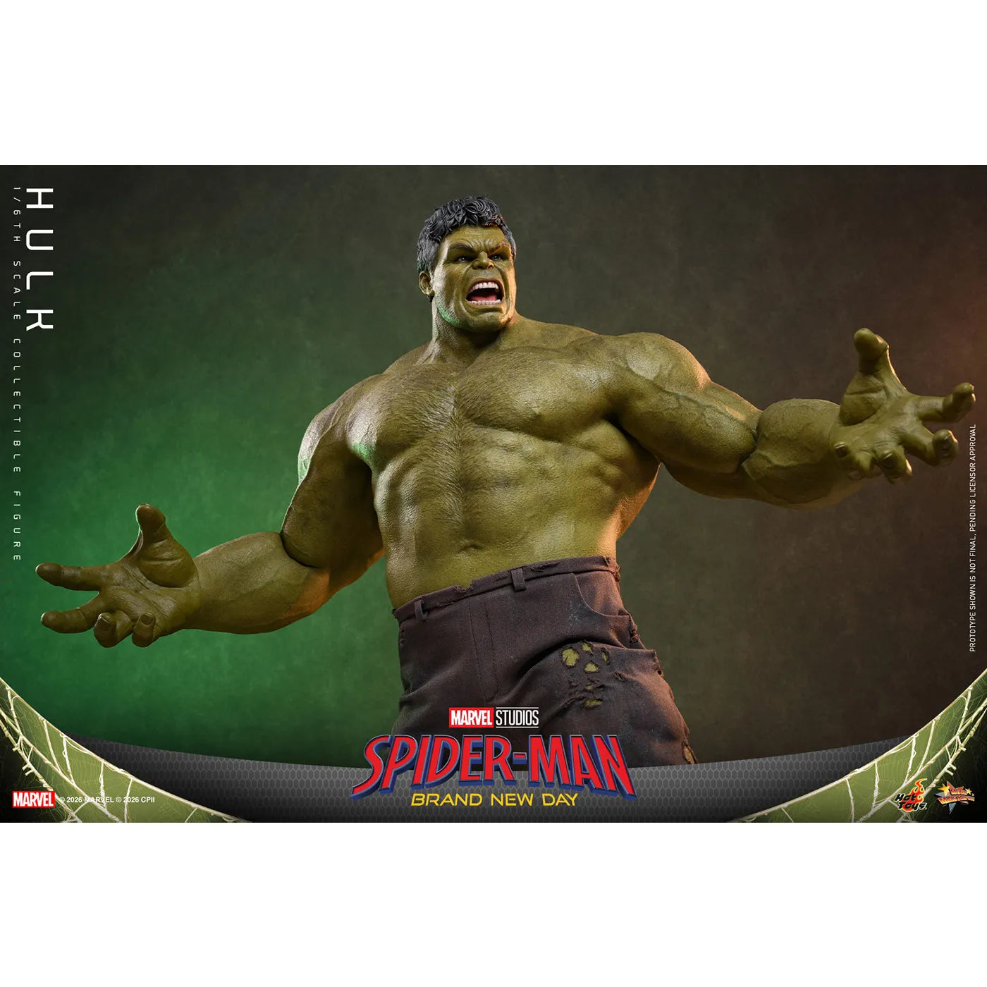 「スパイダーマン：ブランド・ニュー・デイ」1/6スケールフィギュア　ハルク【ムービー・マスターピース】