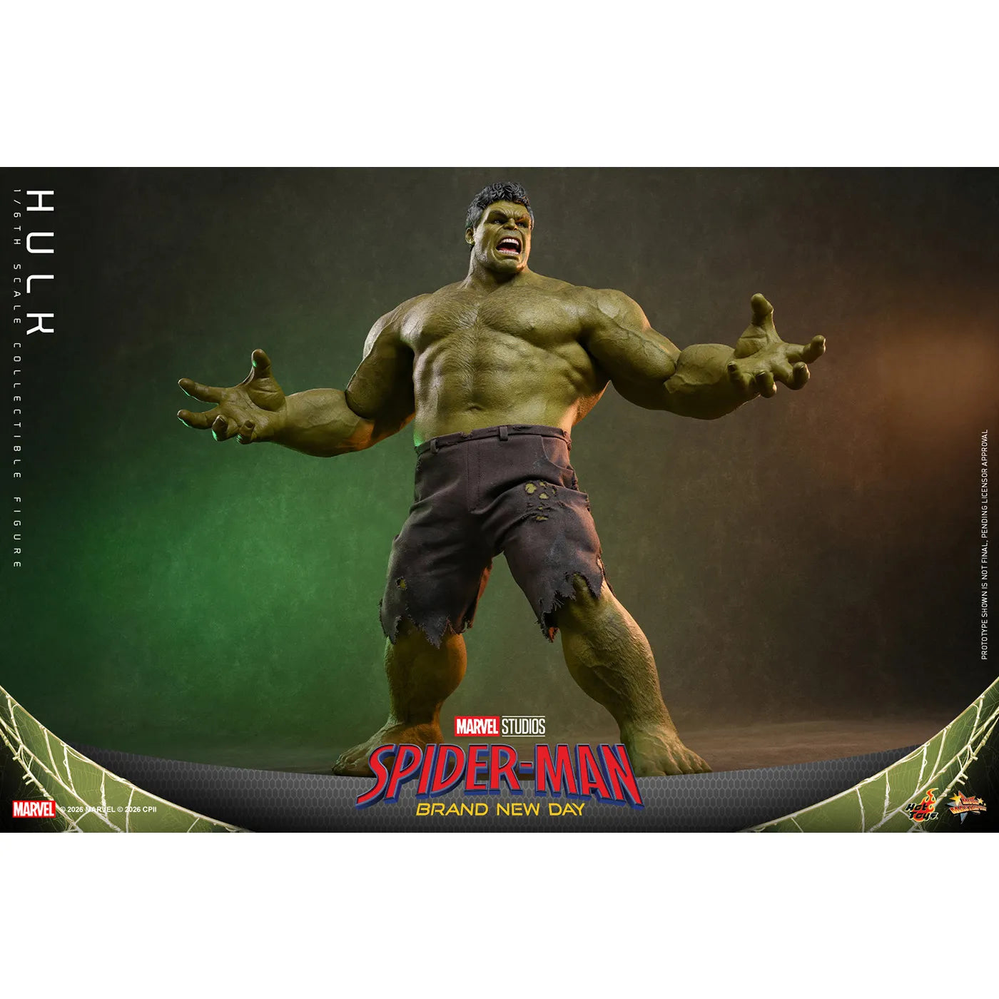 「スパイダーマン：ブランド・ニュー・デイ」1/6スケールフィギュア　ハルク【ムービー・マスターピース】