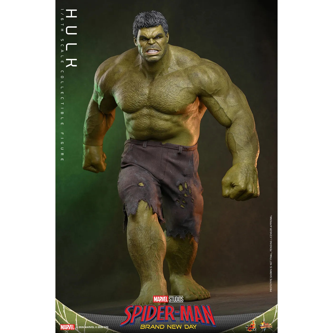 「スパイダーマン：ブランド・ニュー・デイ」1/6スケールフィギュア　ハルク【ムービー・マスターピース】