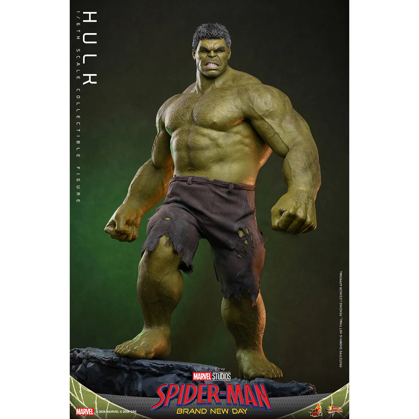「スパイダーマン：ブランド・ニュー・デイ」1/6スケールフィギュア　ハルク【ムービー・マスターピース】