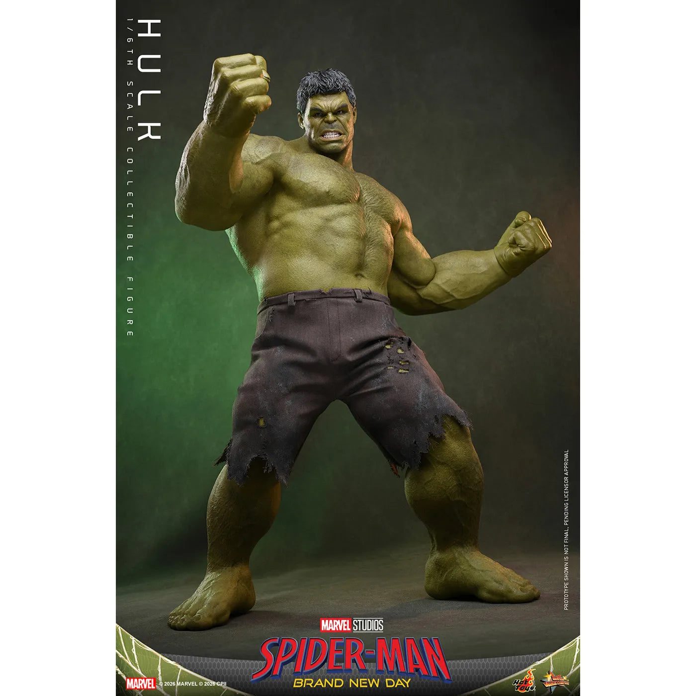 「スパイダーマン：ブランド・ニュー・デイ」1/6スケールフィギュア　ハルク【ムービー・マスターピース】