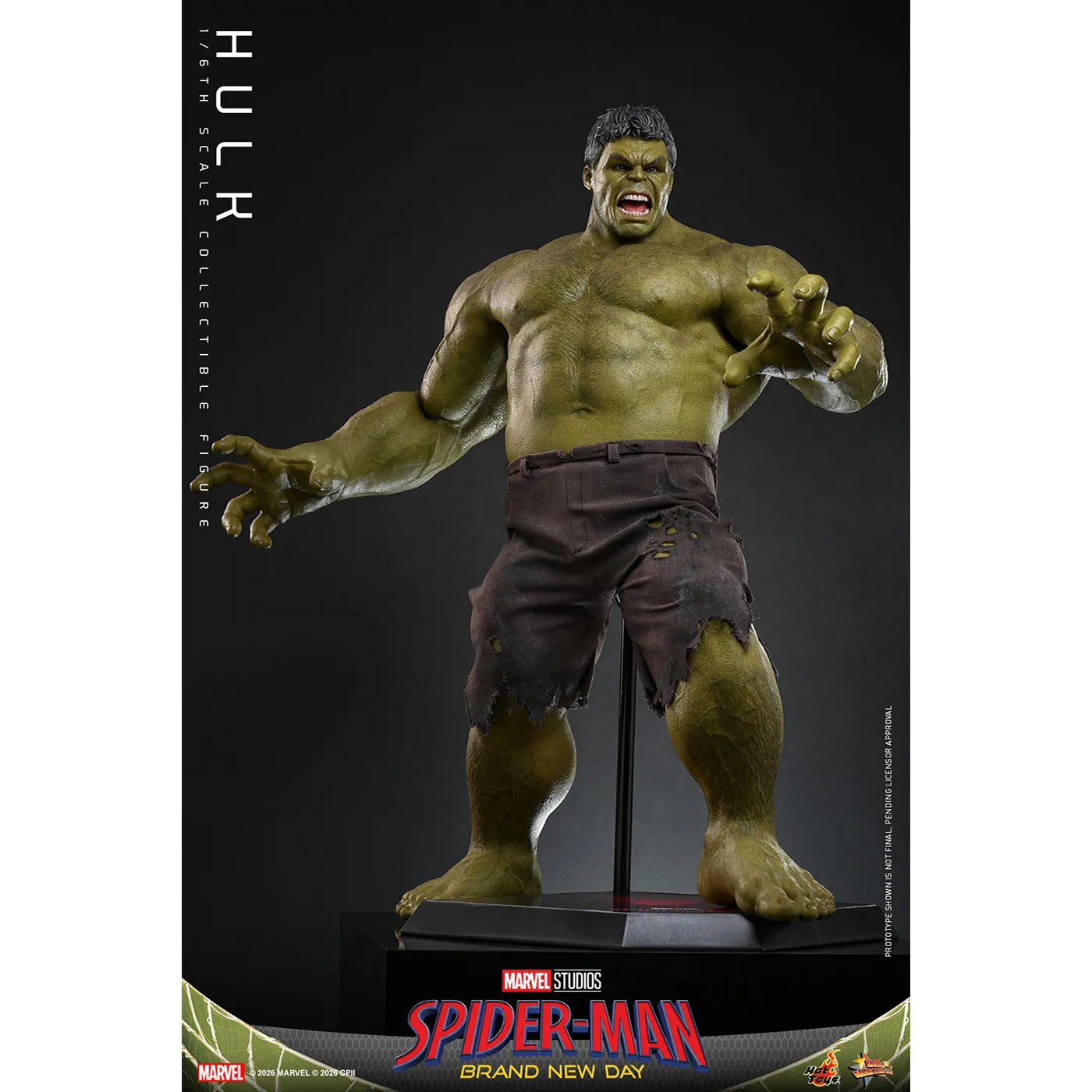 「スパイダーマン：ブランド・ニュー・デイ」1/6スケールフィギュア　ハルク【ムービー・マスターピース】