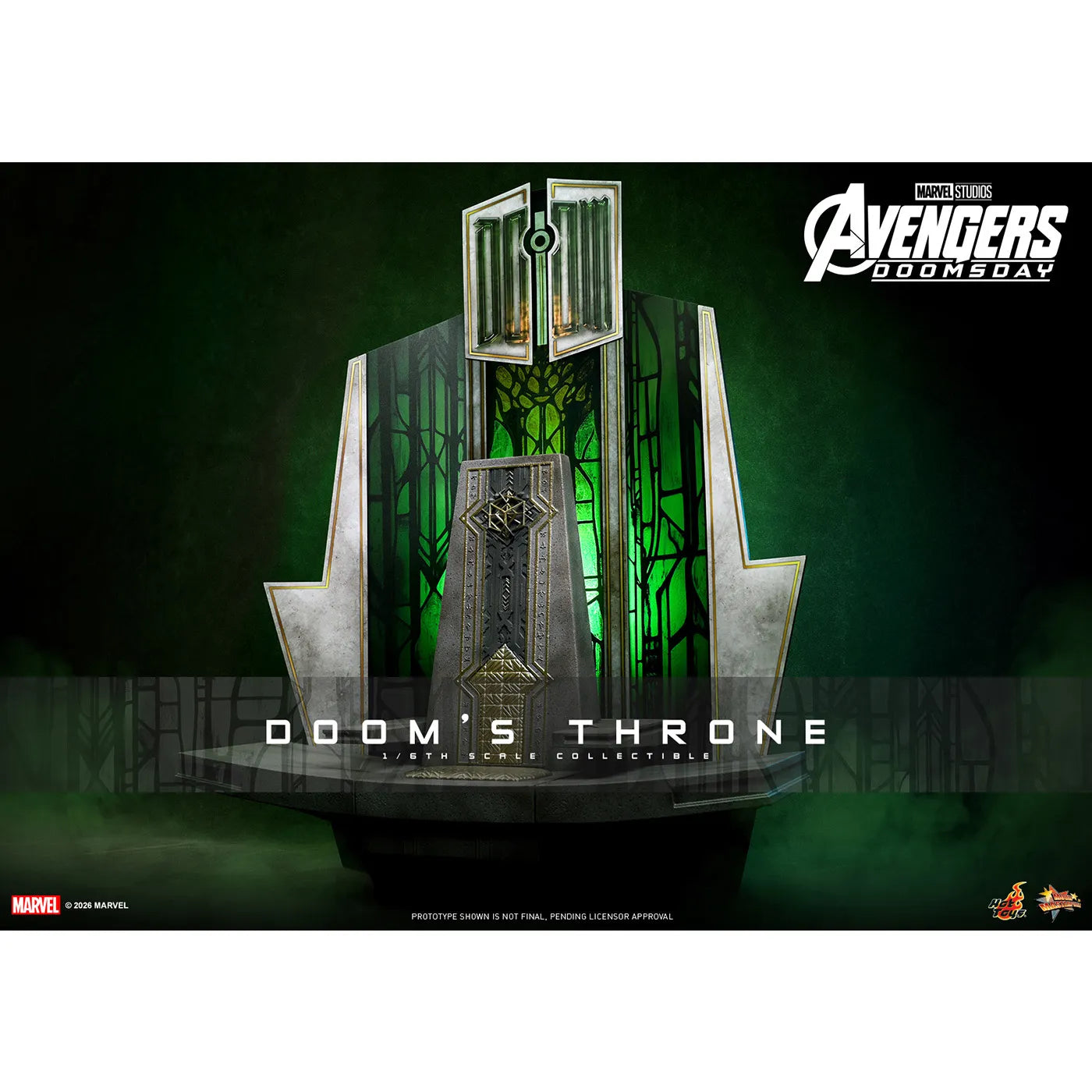 マーベル 「アベンジャーズ／ドゥームズデイ」 1/6スケールフィギュア用アクセサリー ドゥームの玉座 (ホットトイズ・アクセサリー・コレクション)