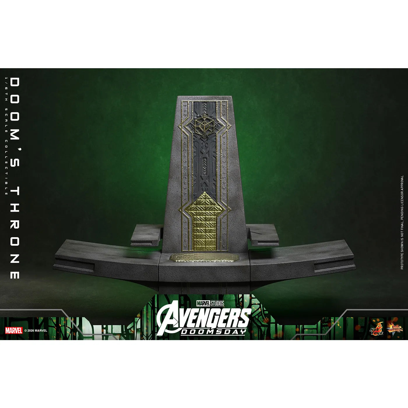 マーベル 「アベンジャーズ／ドゥームズデイ」 1/6スケールフィギュア用アクセサリー ドゥームの玉座 (ホットトイズ・アクセサリー・コレクション)