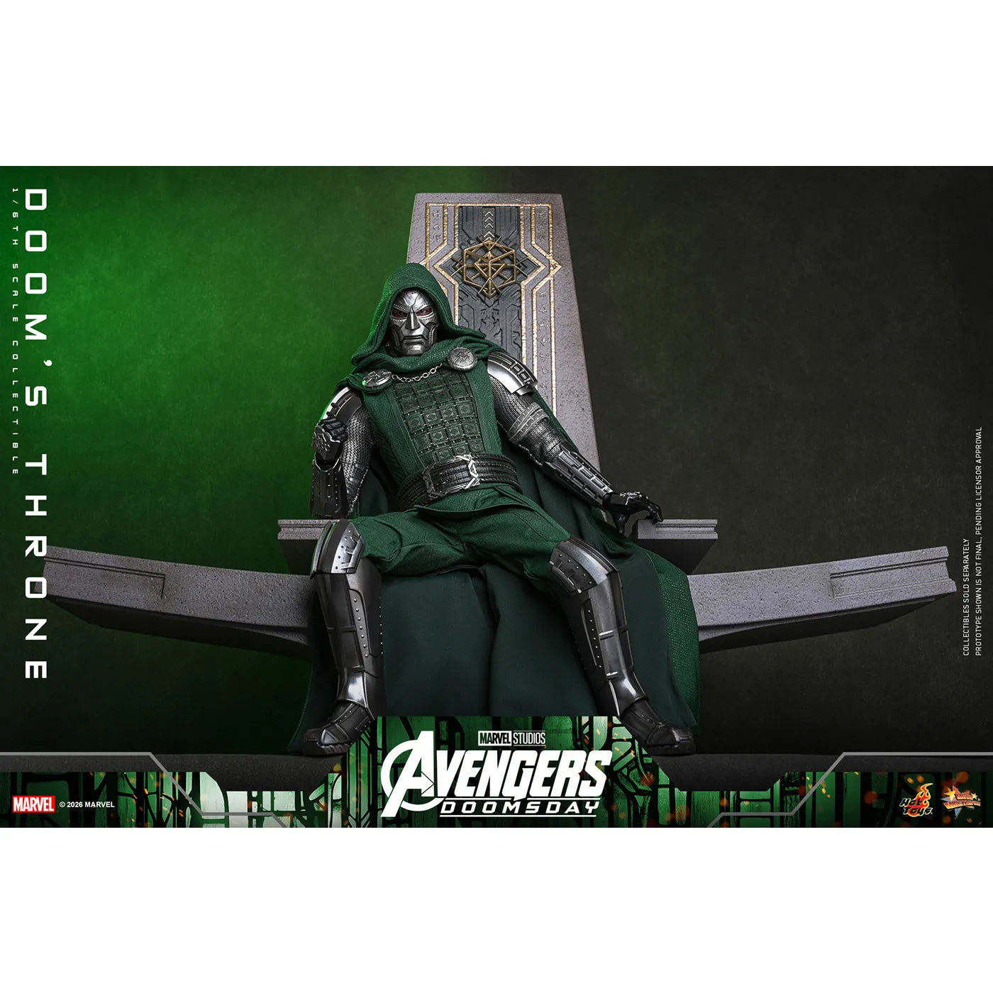 ドクター・ドゥームのフィギュアは付属しません