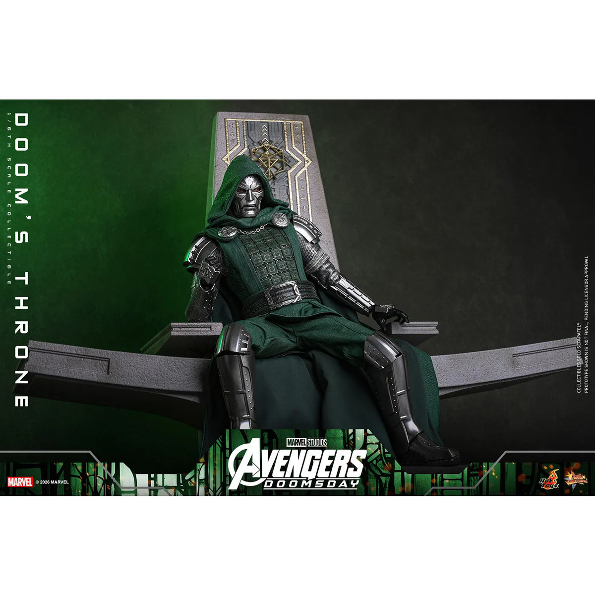 ドクター・ドゥームのフィギュアは付属しません