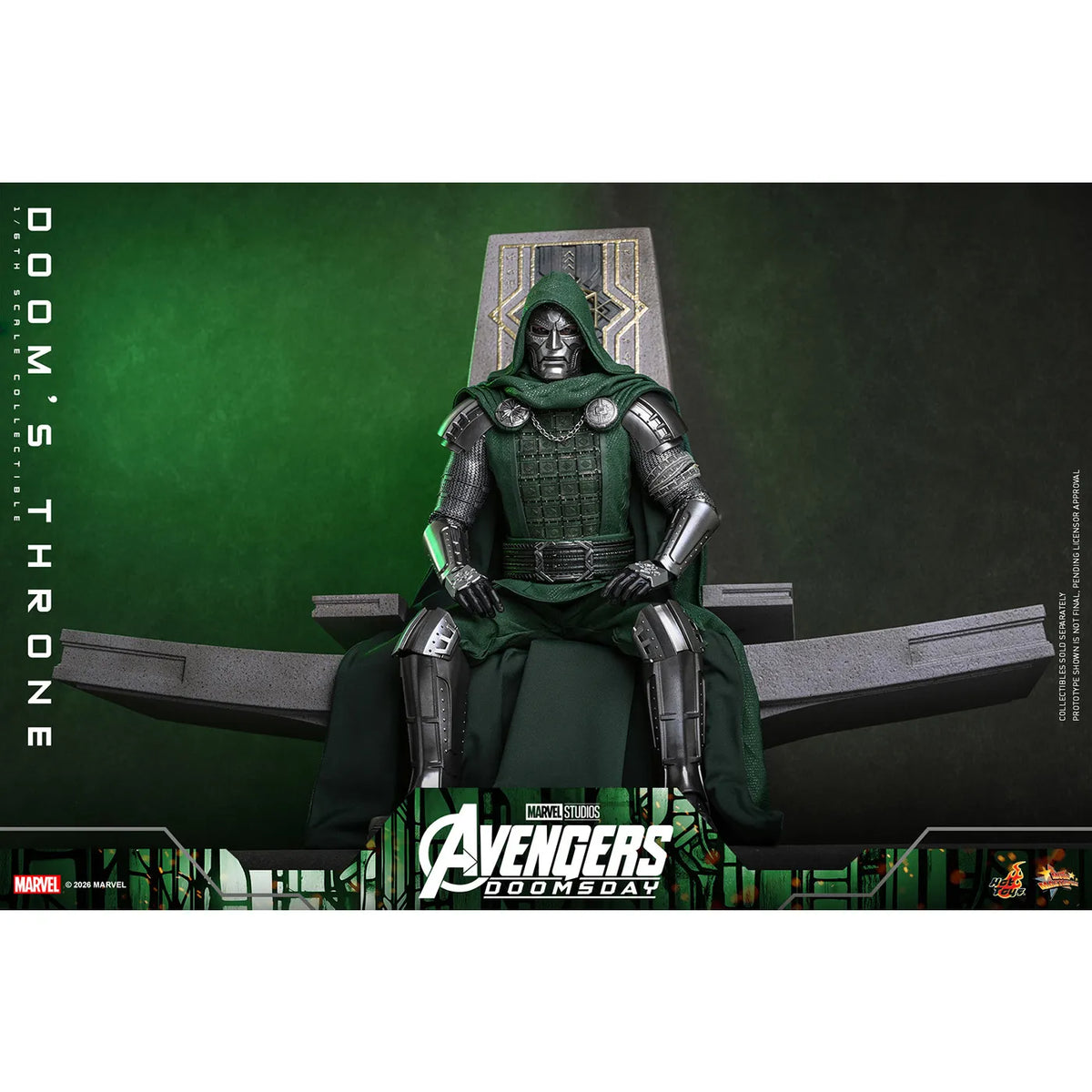 ドクター・ドゥームのフィギュアは付属しません