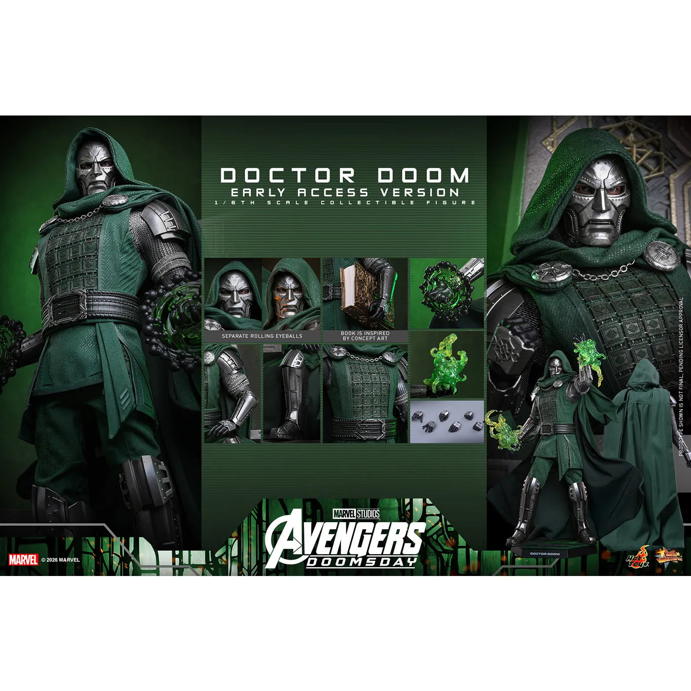 マーベル 「アベンジャーズ／ドゥームズデイ」 1/6スケールフィギュア ドクター・ドゥーム (ムービー・マスターピース)