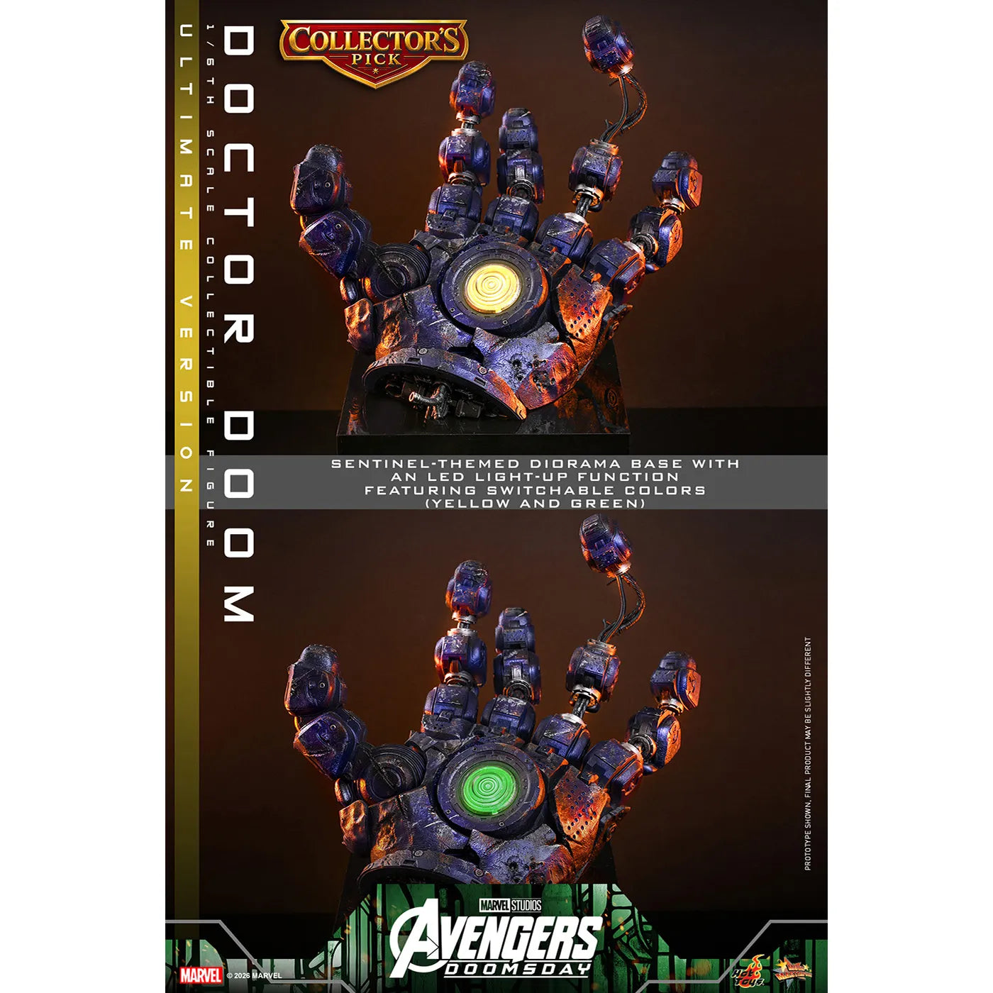 マーベル 「アベンジャーズ／ドゥームズデイ」 1/6スケールフィギュア ドクター・ドゥーム (ムービー・マスターピース アルティメット版)