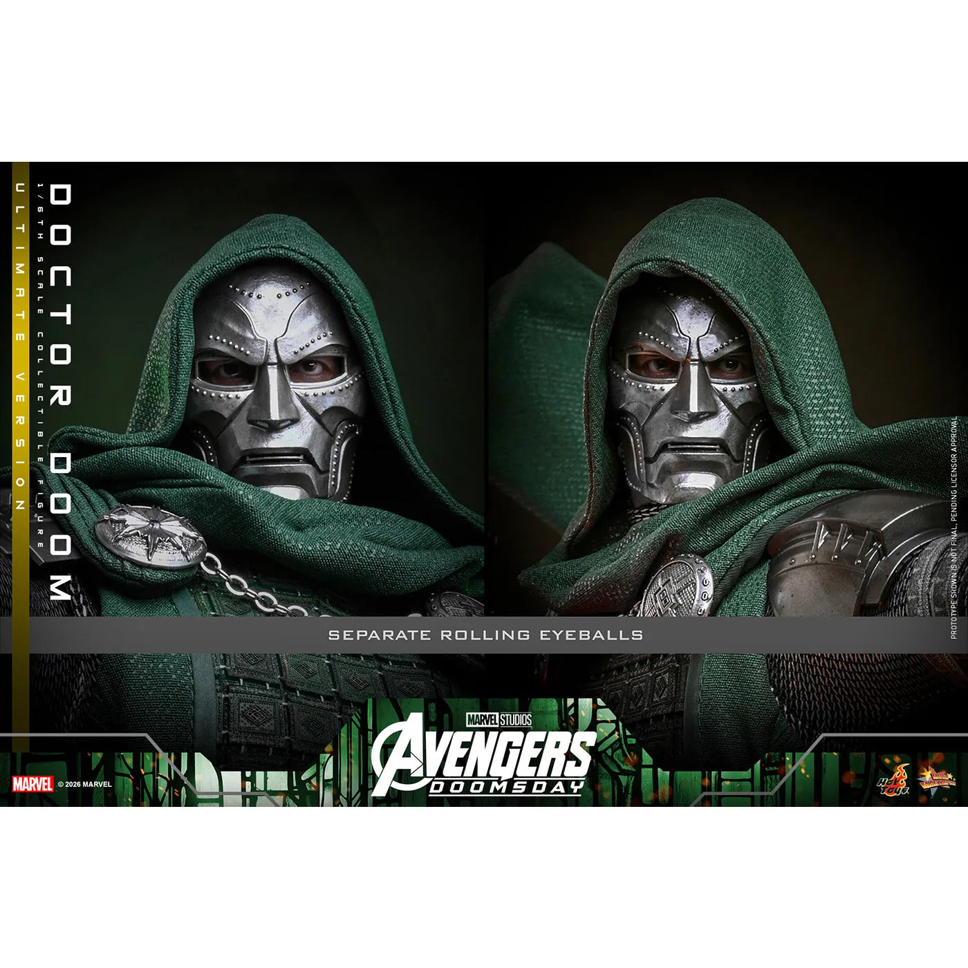 マーベル 「アベンジャーズ／ドゥームズデイ」 1/6スケールフィギュア ドクター・ドゥーム (ムービー・マスターピース アルティメット版)
