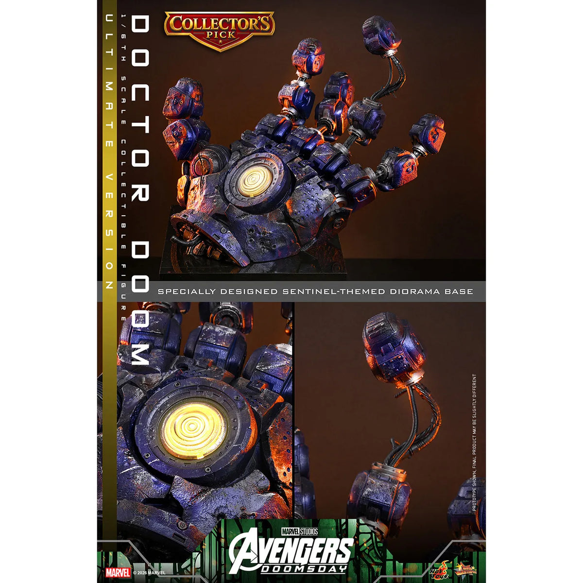 マーベル 「アベンジャーズ／ドゥームズデイ」 1/6スケールフィギュア ドクター・ドゥーム (ムービー・マスターピース アルティメット版)
