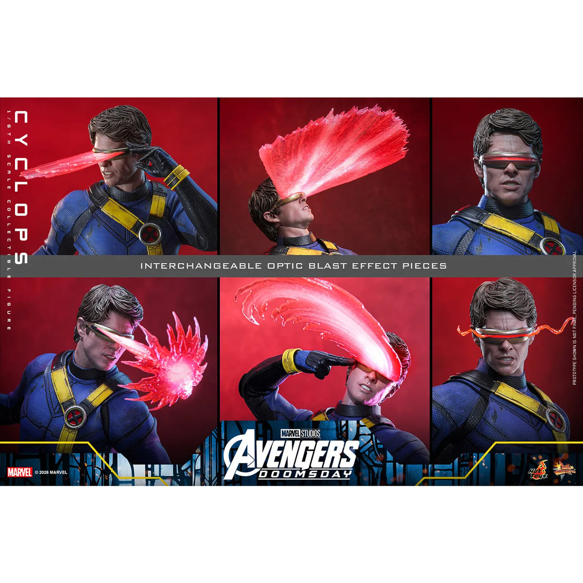 マーベル 「アベンジャーズ／ドゥームズデイ」 1/6スケールフィギュア サイクロップス (ムービー・マスターピース)