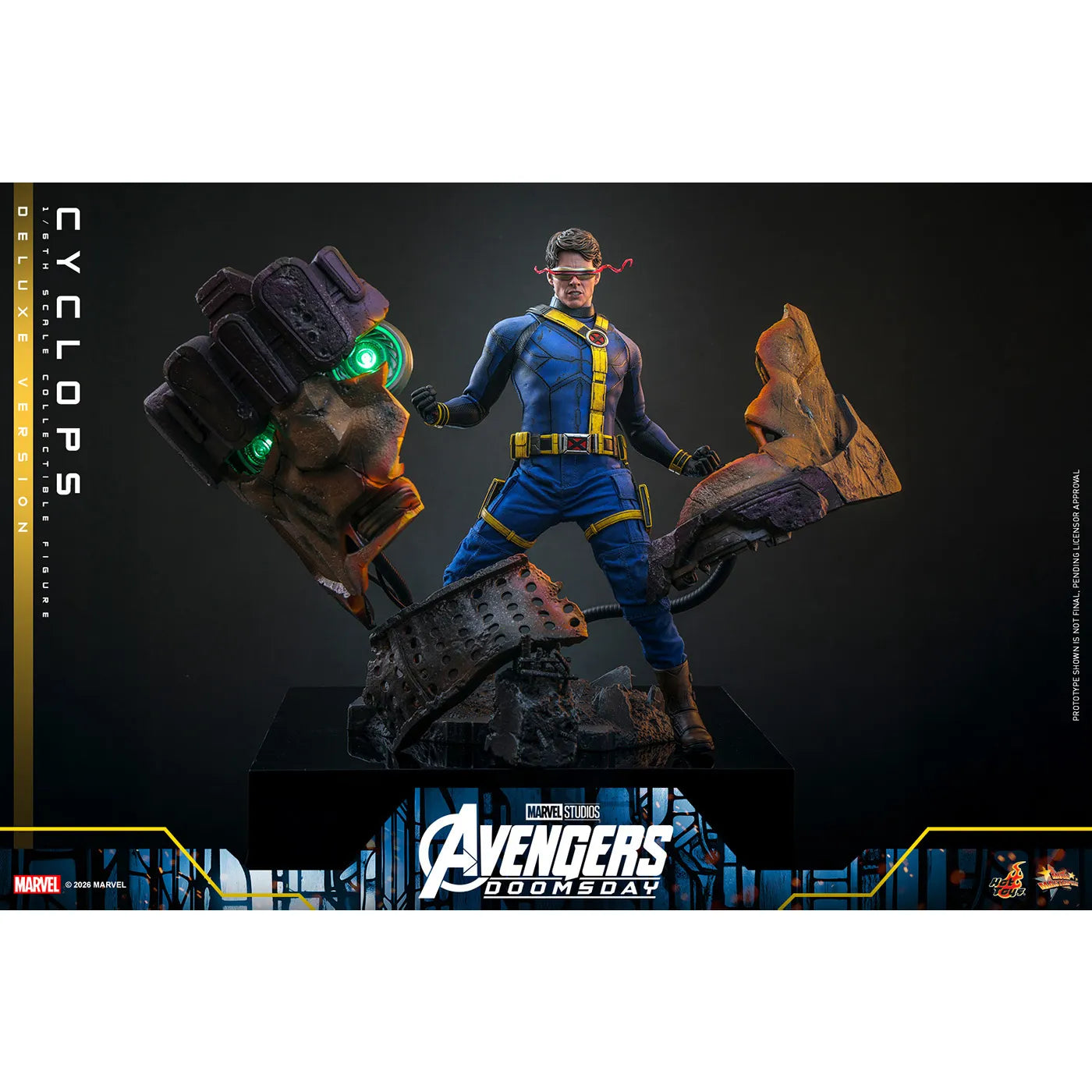 マーベル 「アベンジャーズ／ドゥームズデイ」 1/6スケールフィギュア サイクロップス (ムービー・マスターピース デラックス版)