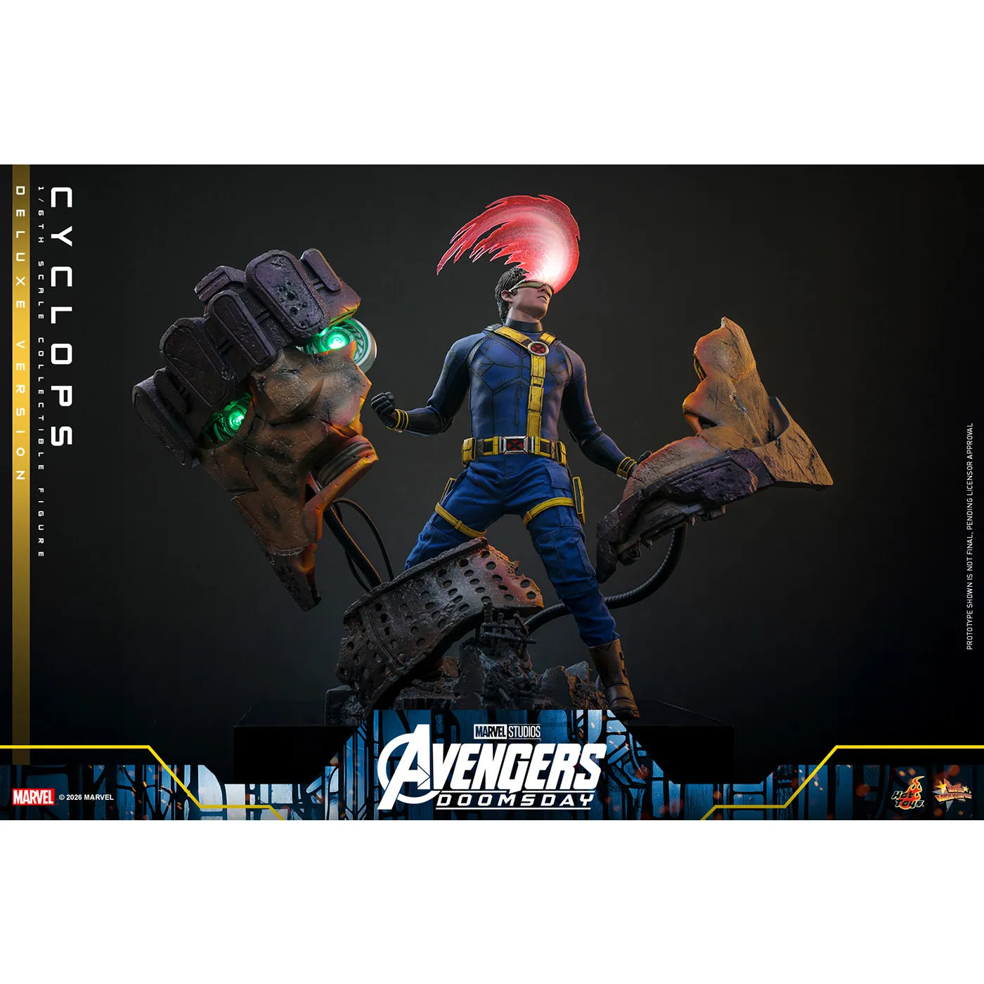 マーベル 「アベンジャーズ／ドゥームズデイ」 1/6スケールフィギュア サイクロップス (ムービー・マスターピース デラックス版)