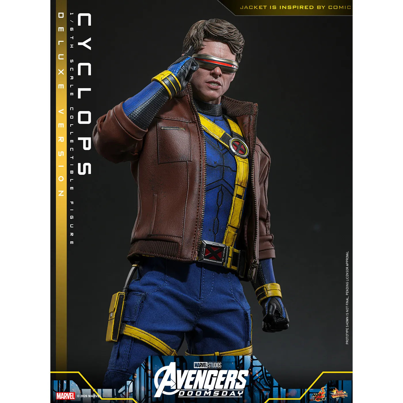 マーベル 「アベンジャーズ／ドゥームズデイ」 1/6スケールフィギュア サイクロップス (ムービー・マスターピース デラックス版)