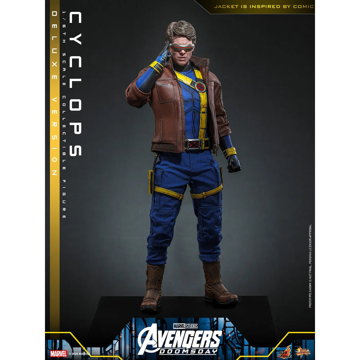 マーベル 「アベンジャーズ／ドゥームズデイ」 1/6スケールフィギュア サイクロップス (ムービー・マスターピース デラックス版)