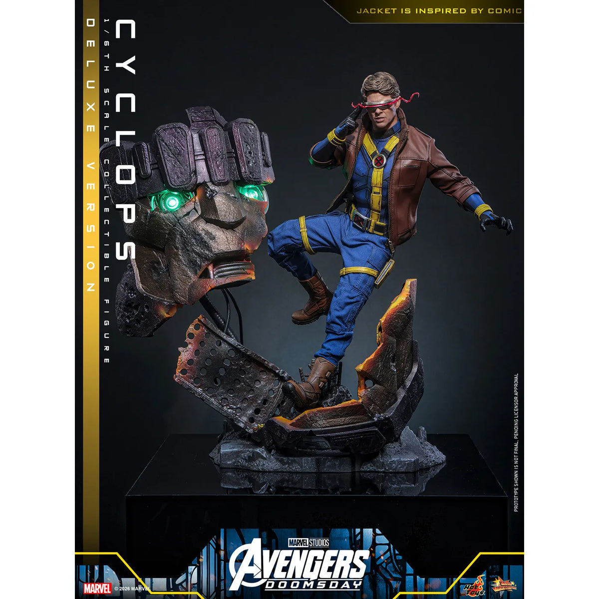 マーベル 「アベンジャーズ／ドゥームズデイ」 1/6スケールフィギュア サイクロップス (ムービー・マスターピース デラックス版)