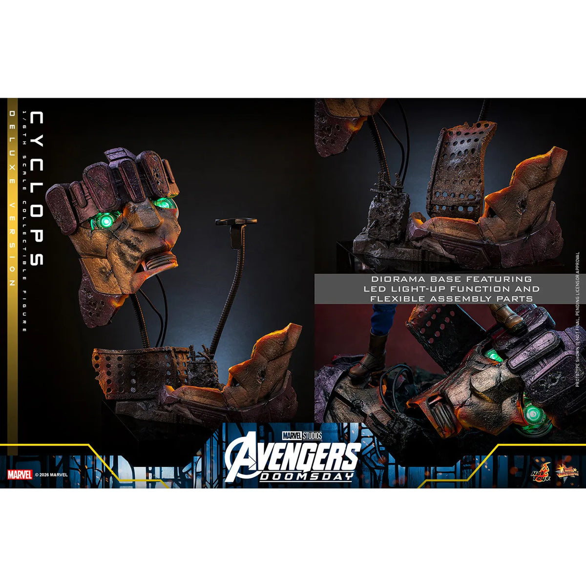 マーベル 「アベンジャーズ／ドゥームズデイ」 1/6スケールフィギュア サイクロップス (ムービー・マスターピース デラックス版)