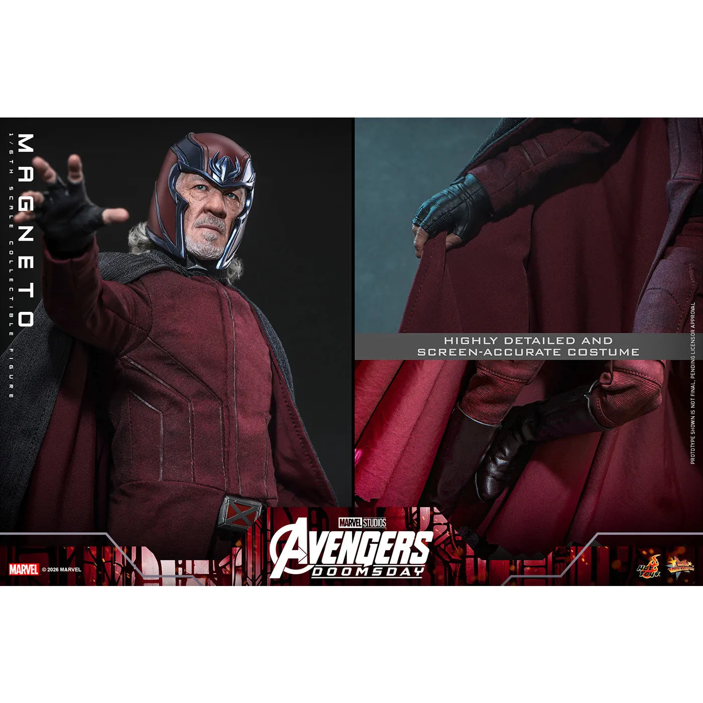 マーベル 「アベンジャーズ／ドゥームズデイ」 1/6スケールフィギュア マグニートー (ムービー・マスターピース)