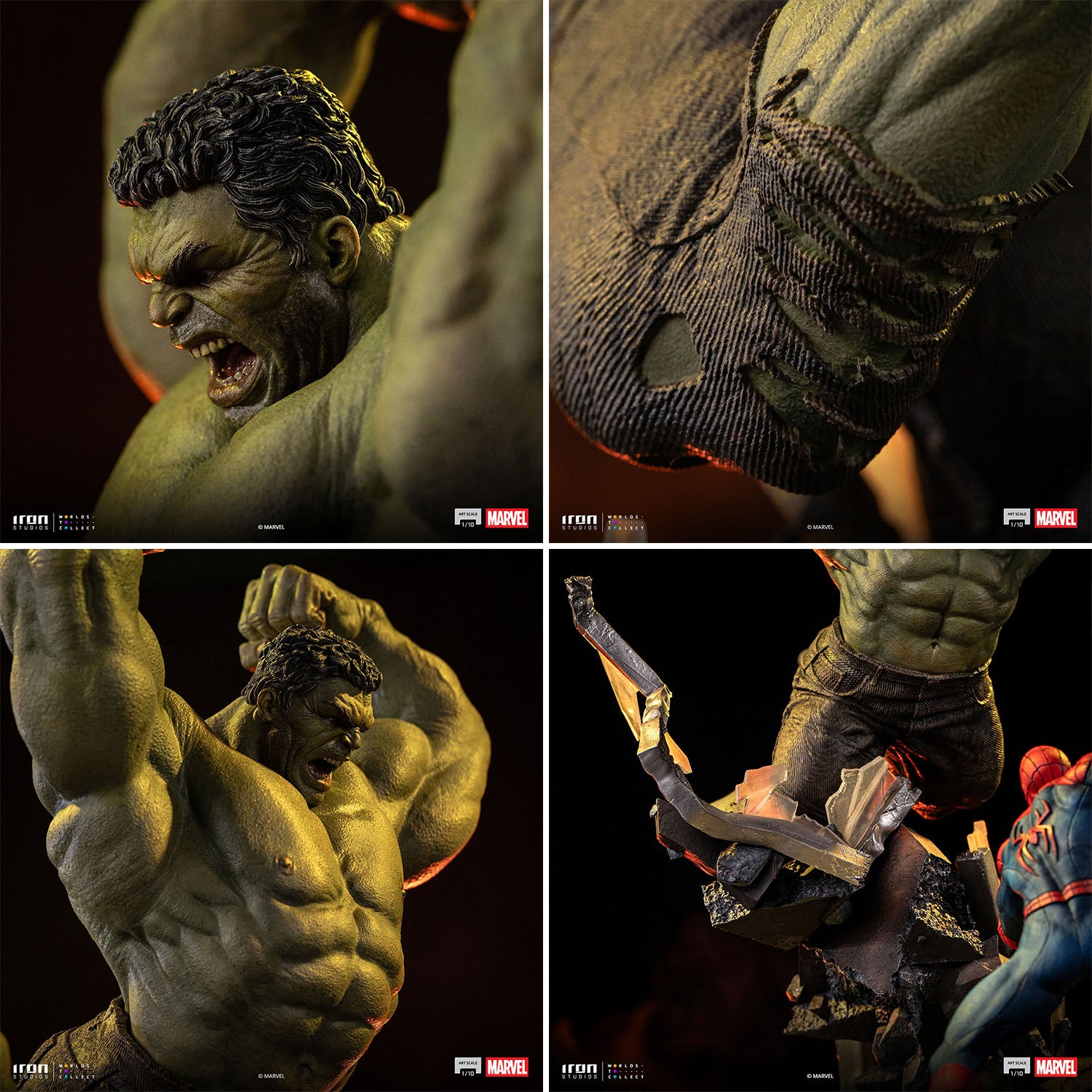 マーベル 「アートスケール」1/10スケール スパイダーマン vs ハルク