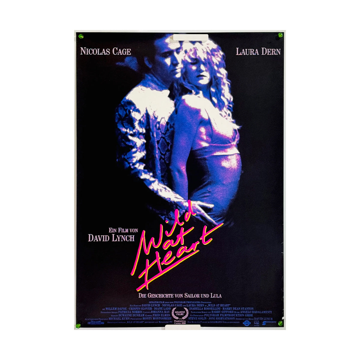 『ワイルド・アット・ハート』 映画 ポスター ドイツ オリジナル [4471]