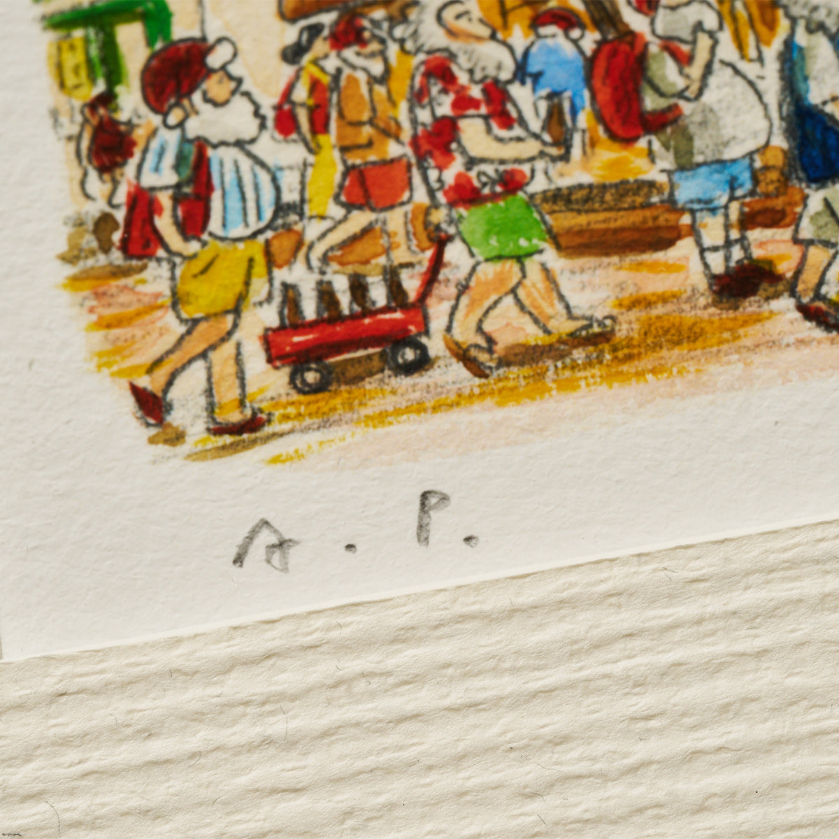 信濃八太郎直筆サイン入り 「W座」ジクレー版画 A5サイズ | WOWOW百貨店