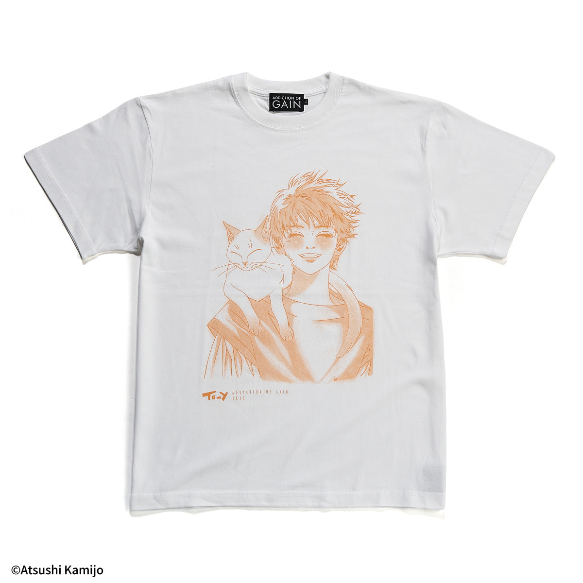 上條淳士『To-y - ニヤ』Tシャツ(WOWOW百貨店別注カラー)【ADDICTION OF GAIN】