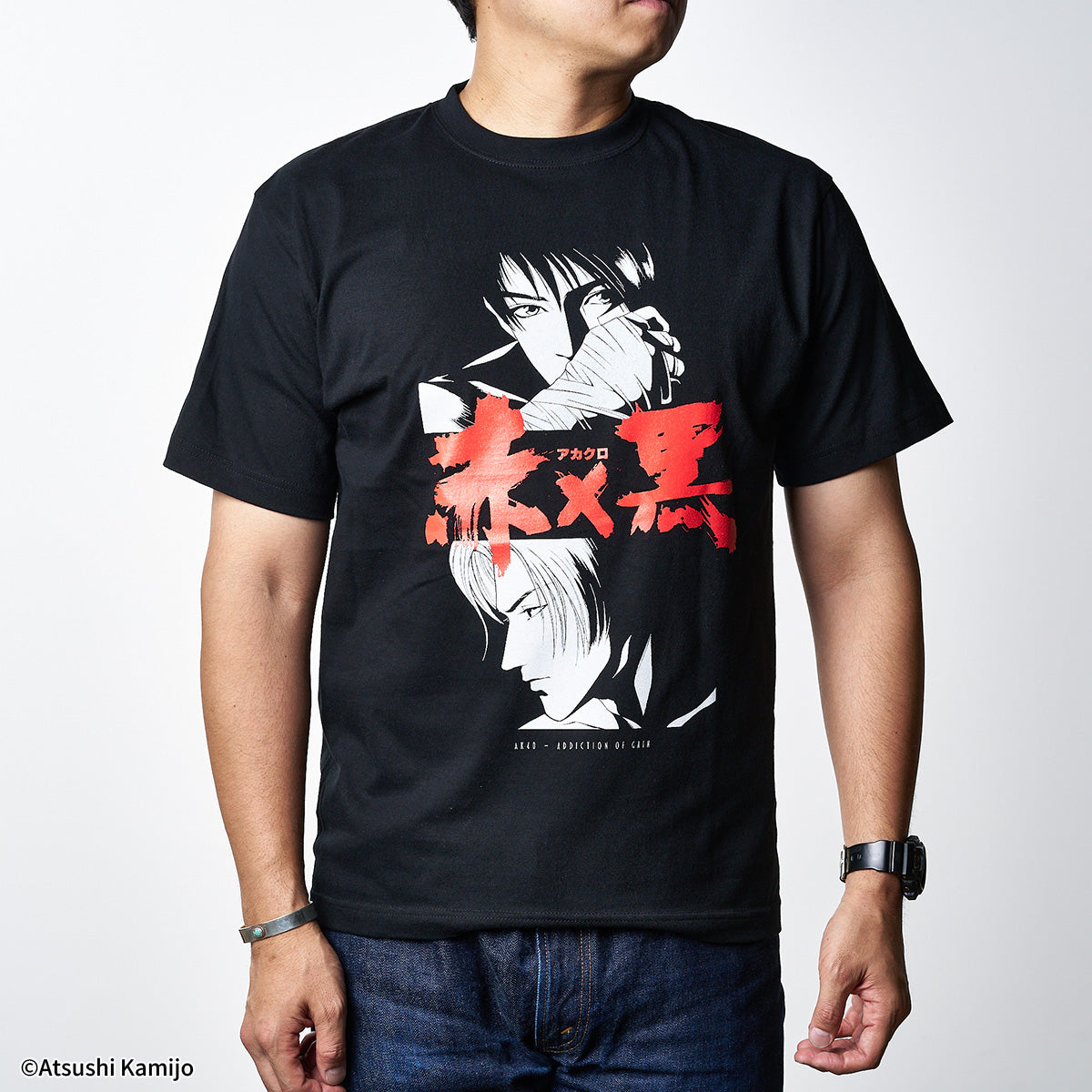 上條淳士『赤×黒』Tシャツ【ADDICTION OF GAIN】 | WOWOW百貨店