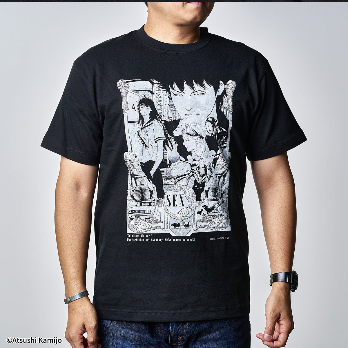 上條淳士『SEX - collage』Tシャツ【ADDICTION OF GAIN】 | WOWOW百貨店