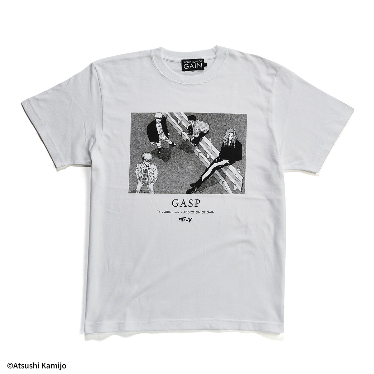 上條淳士『GASP new』Tシャツ【ADDICTION OF GAIN】