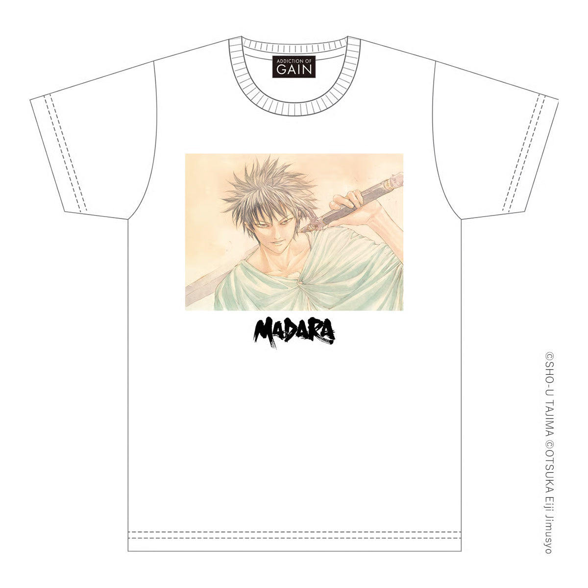 ADDICTION OF GAIN　田島昭宇　画業40周年「魍魎戦記MADARA-C」Tシャツ