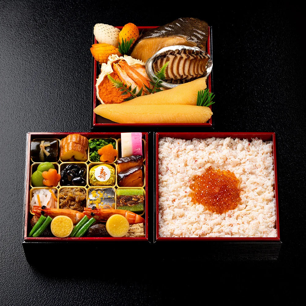 下鴨茶寮 冷凍コラボおせち二段＋ちらし寿司 (2～3人前）※販売期限：12/20（日）まで