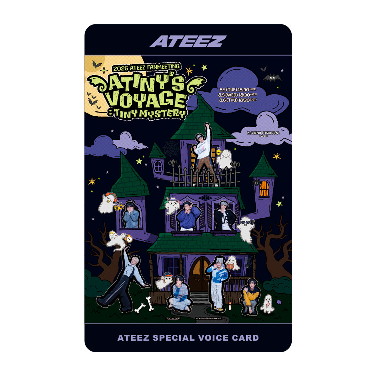 ATEEZ SPECIAL VOICE CARD 【ATEEZメンバー 8名の "録り下ろしボイス" を収録】
